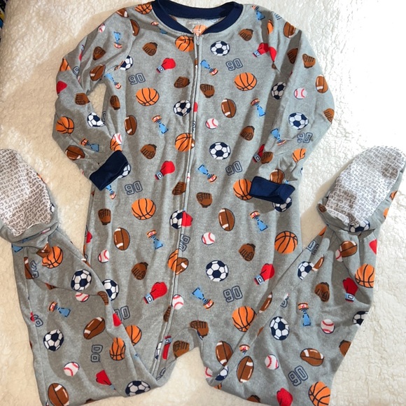 Carter's Other - Boys Sports Theme Footed One Piece PJ’s